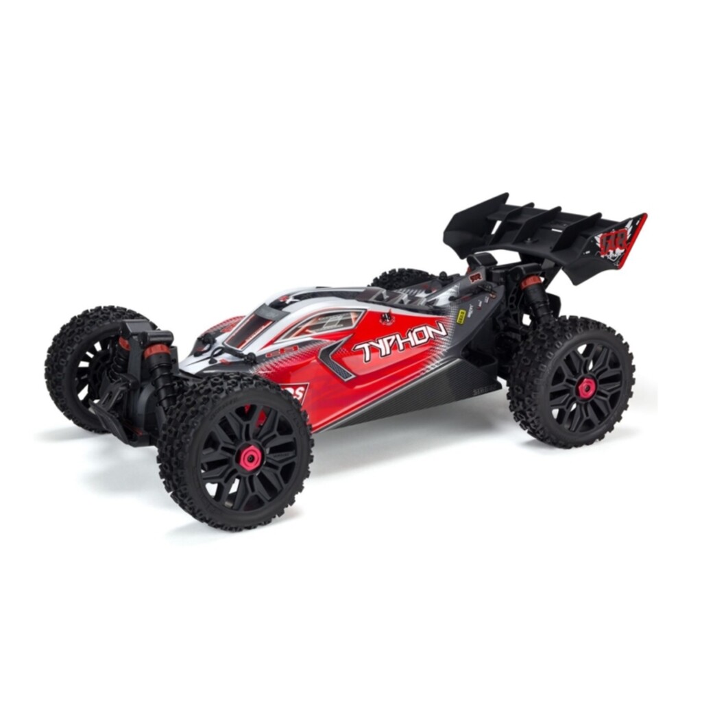 CARRO ARRMA 1/8 TYPHON 3S 4WD BLX BUGGY RTR RED ARA4306V3