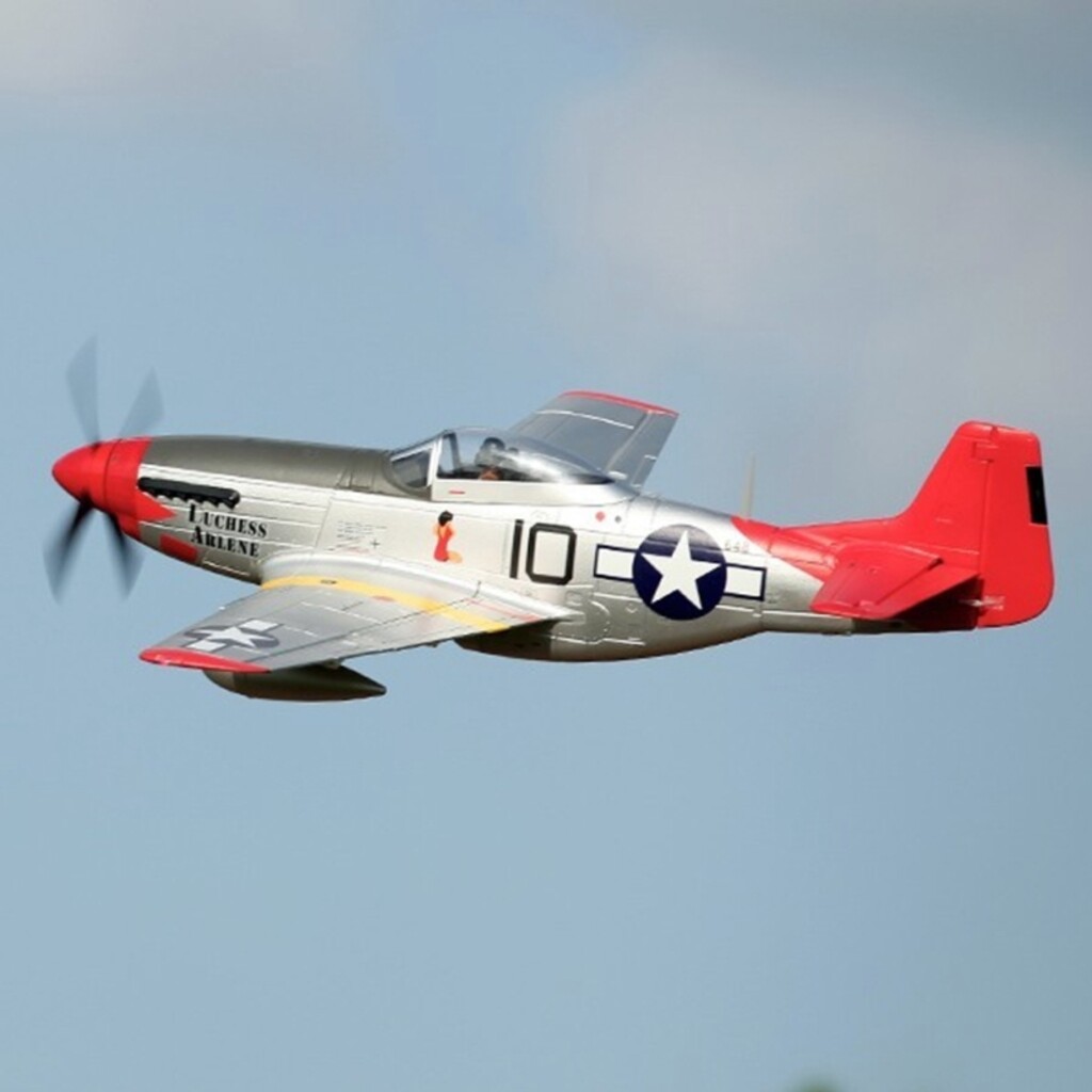 FMM008PRT P-51D RED TAIL V8 PNP 1450MM PNP