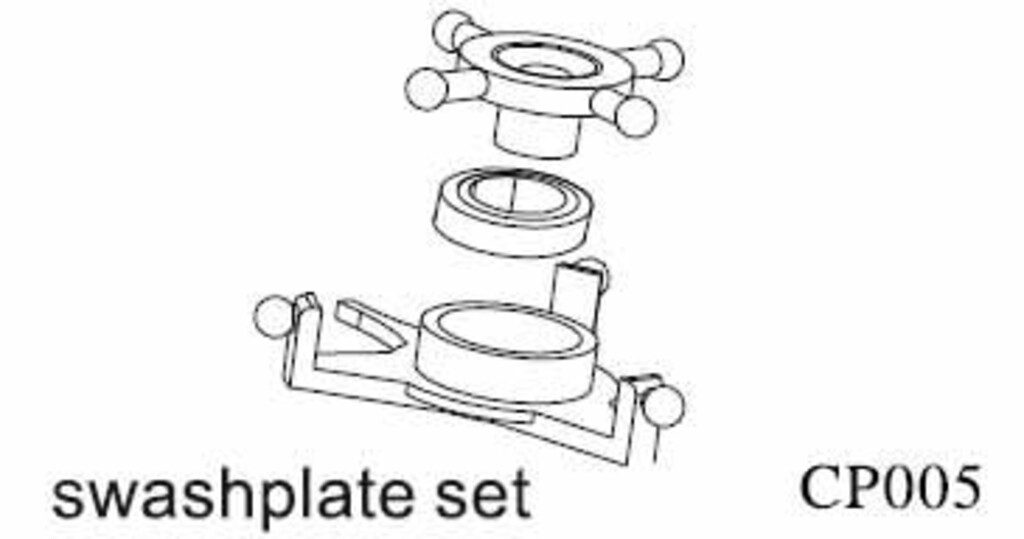 CP005 SWASHPLATE SET