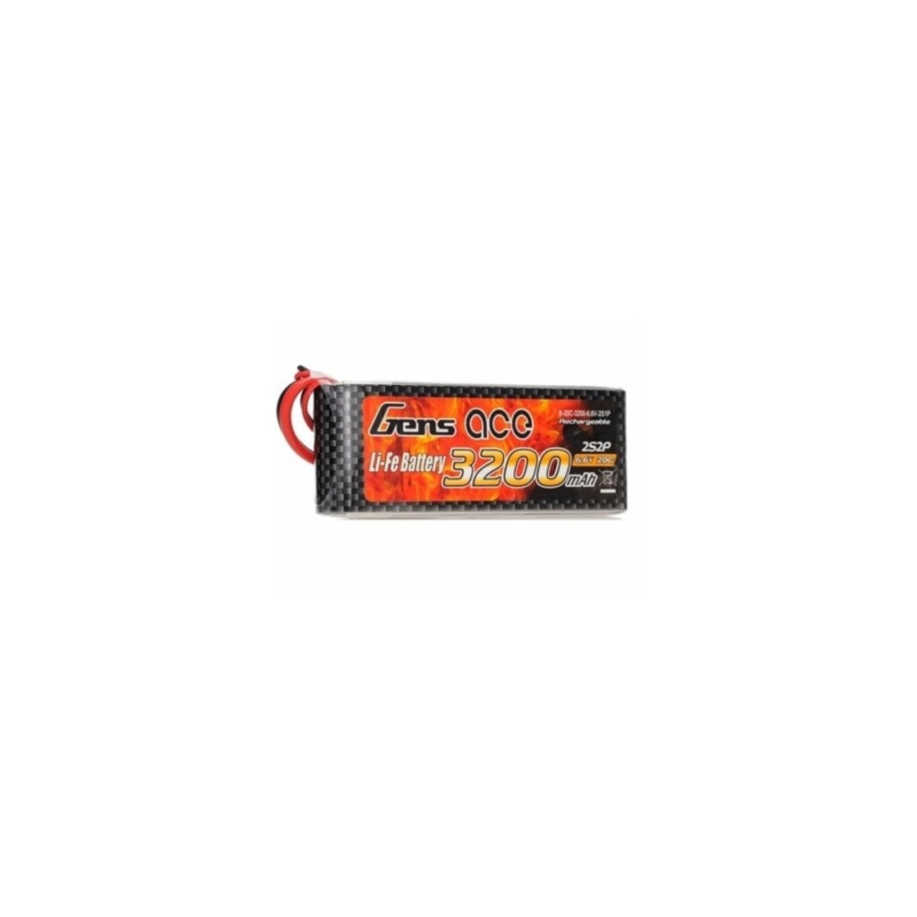 GENS ACE 6.6V 3200MAH 20C LIFE FUTABA/XT60 B-20C-3200-6.6V-2S2P