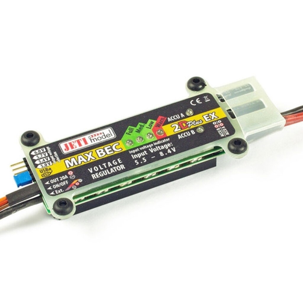 JETI MAX BEC 2D PLUS EX VOLTAGE REGULATOR JETI-MB2-DP