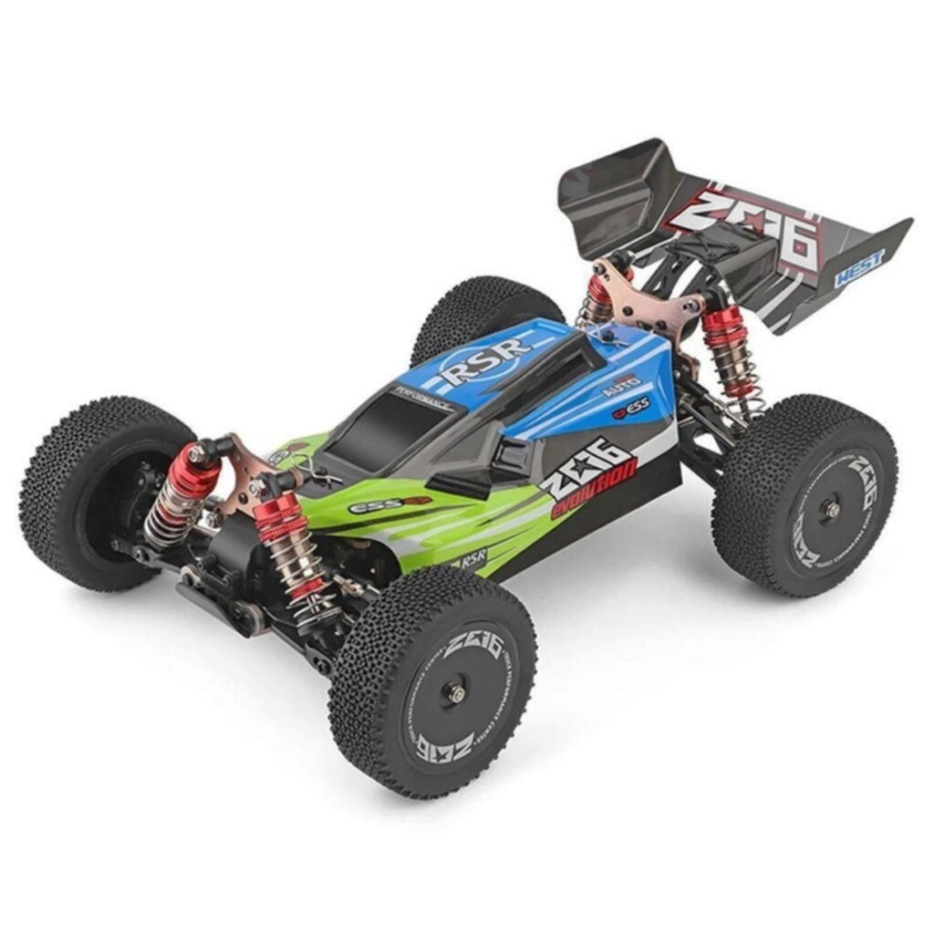 CARRO WLTOYS 1/14 BUGGY DRIVING 60KM BLUE/GREEN 144001