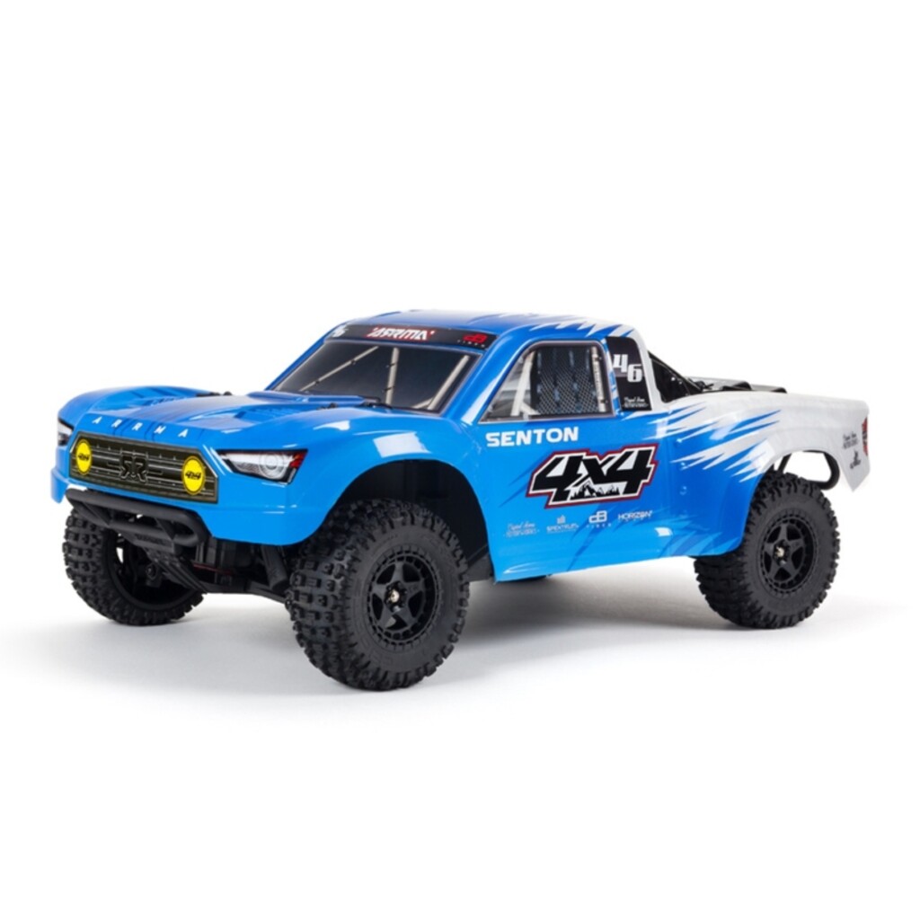 CARRO ARRMA 1/10 SENTON 4WD MEGA 550 SHORT COURSE RTR BLUE ARA4203V3T2
