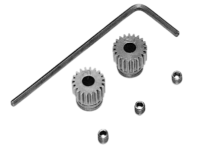 TAMIYA ACC PINION SET 20/21T 0.4 (FOR TAMIYA F1) 53101