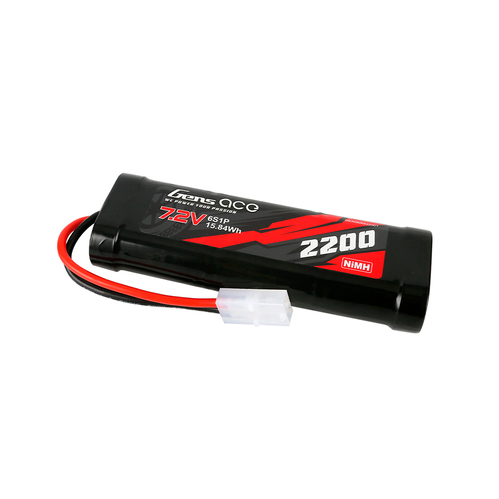 GENS ACE 7.2V 2200MAH 6-CELL NIMH TAMIYA PLUG