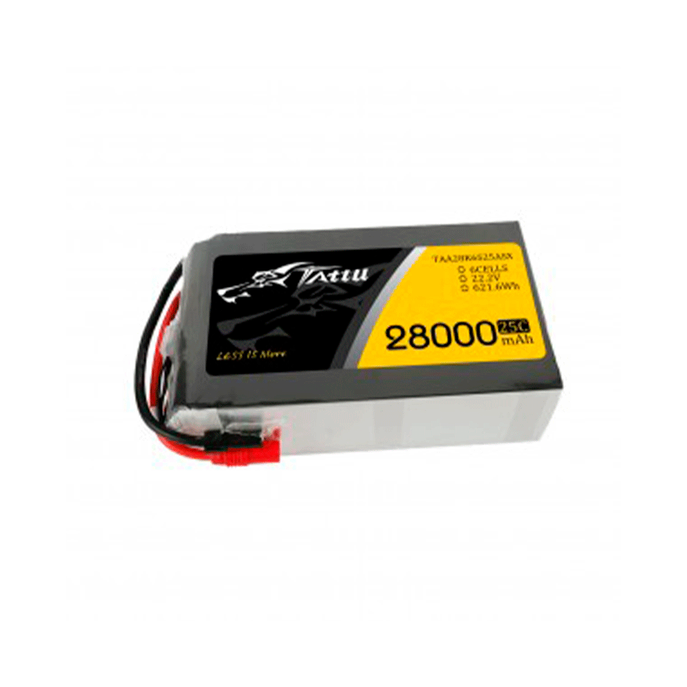GENS ACE 22.2V 28000MAH 25C 6S LIPO AS150 +XT150 PLUG