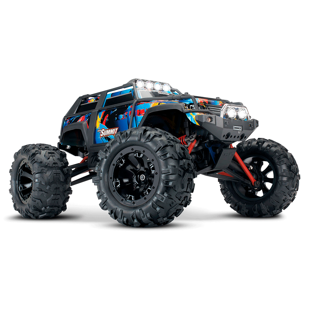 CARRO TRAXXAS 1/16 SUMMIT 4WD RTR TQ ROCK'N ROLL 72054-5