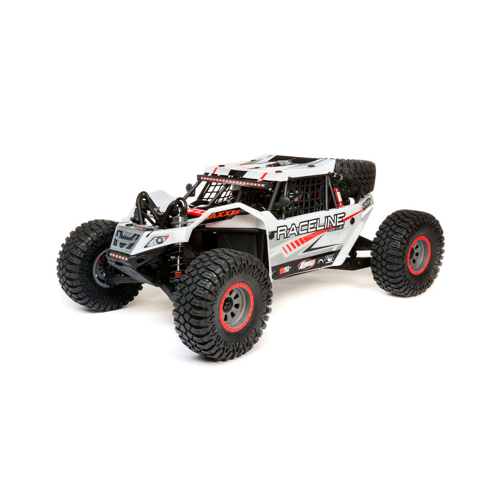 CARRO LOSI 1/6 SUPER ROCK REY 4WD RTR ROCK RACER AVC LOS05016T1 WHITE