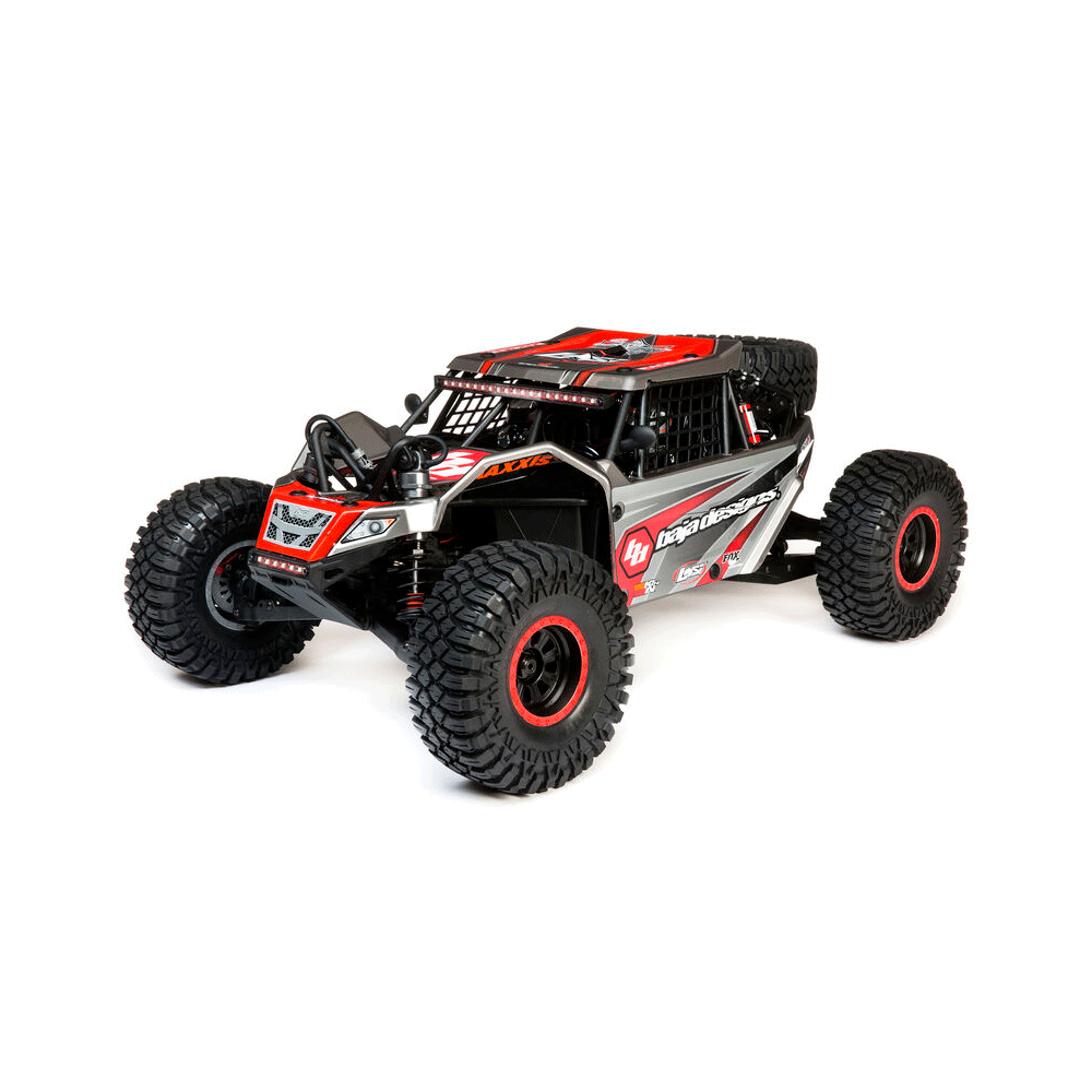CARRO LOSI 1/6 SUPER ROCK REY 4WD RTR ROCK RACER AVC LOS05016T2 BLACK
