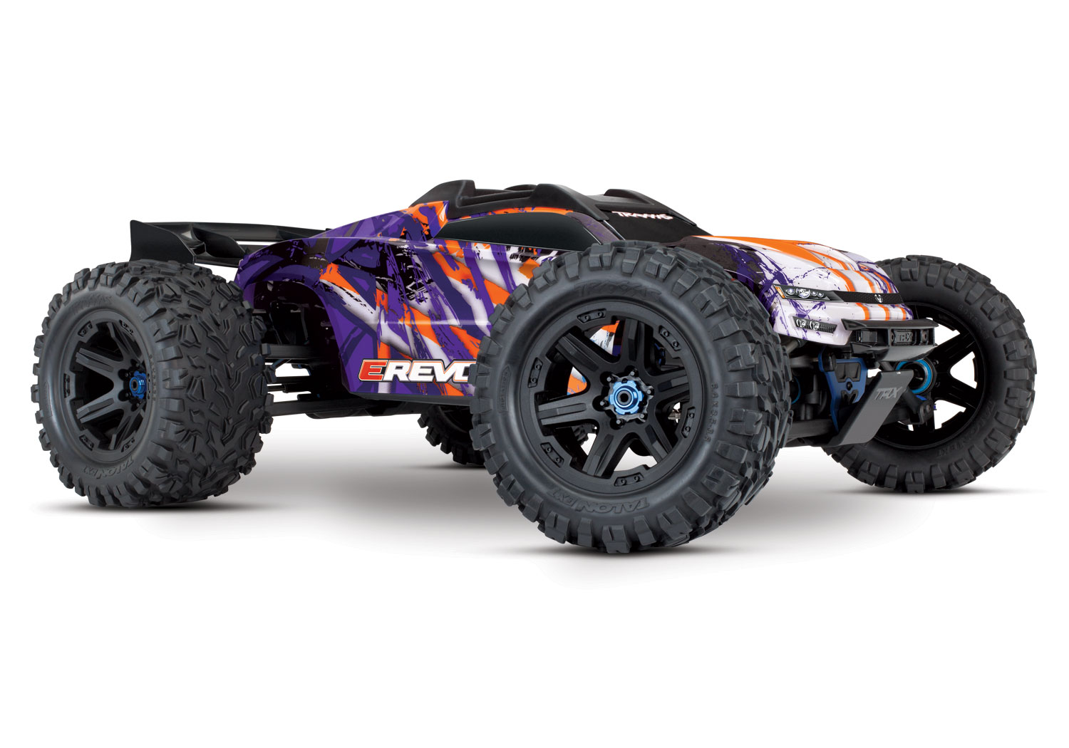 CARRO TRAXXAS 1/10 E-REVO 4WD BLX 6S TQI TSM PURPLE 86086-4