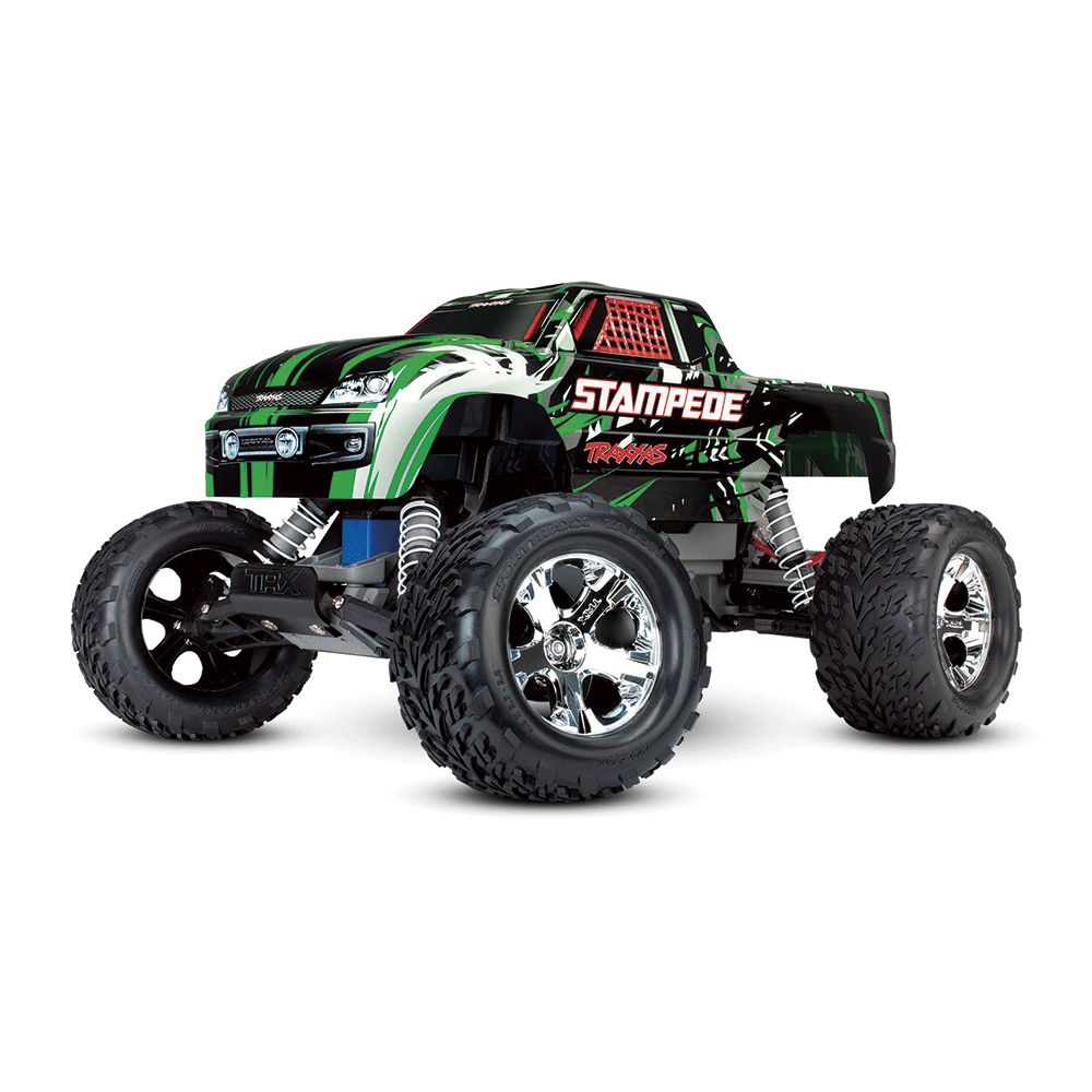 CARRO STAMPEDE TRAX TRUCK GREEN 360541