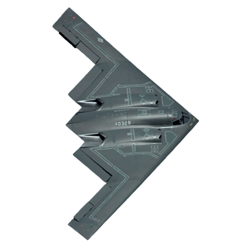 AVIAO FW B-2 STEALTH SPIRIT BOMBER TWIN 70MM EDF JET PNP FJ31711P