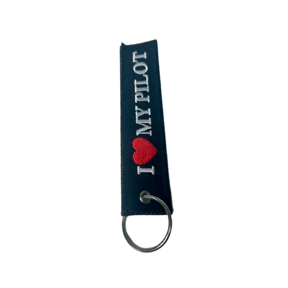 KEYCHAIN REMOVE BEFORE FLIGHT I LOVE MY PILOT