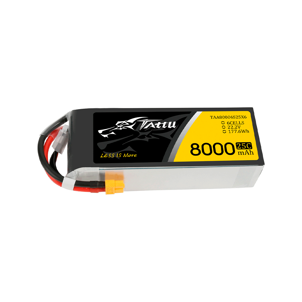 GENS ACE TATTU 22.2V 8000MAH 25C XT60 PLUG