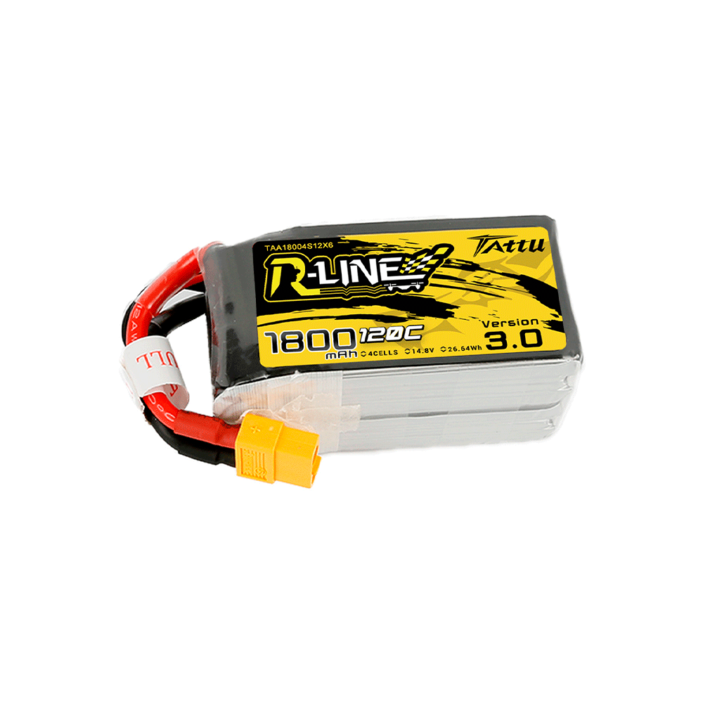GENS ACE TATTU 14.8V 1800MAH 120C R-LINE 3.0 RACING 3.0 XT60 PLUG