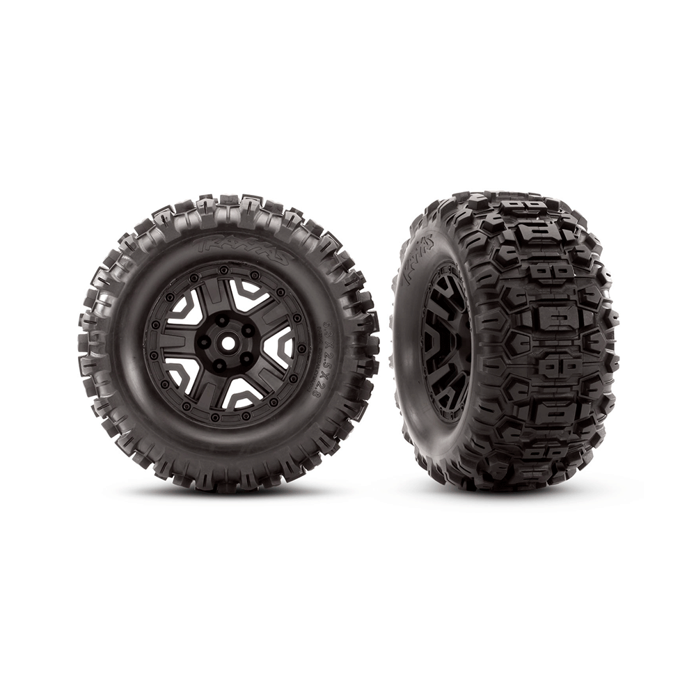 RODA TRAXXAS SLEDGEHAMMER EXTREME TERRAIN 2.8 BLK 6792