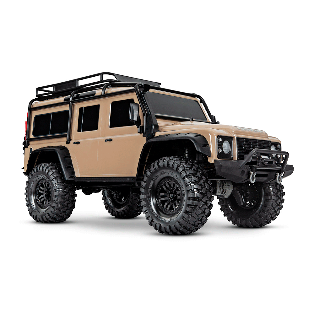 CARRO TRAXXAS 1/10 TRX-4 LAND ROVER DEFENDER CRAWLER SAND 820564