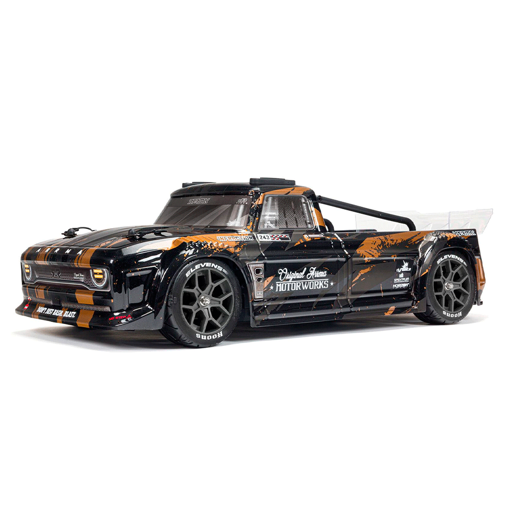CARRO ARRMA 1/8 INFRACTION 3S BLX RESTO-MOD BASH RTR GOLD ARA4315V3T1
