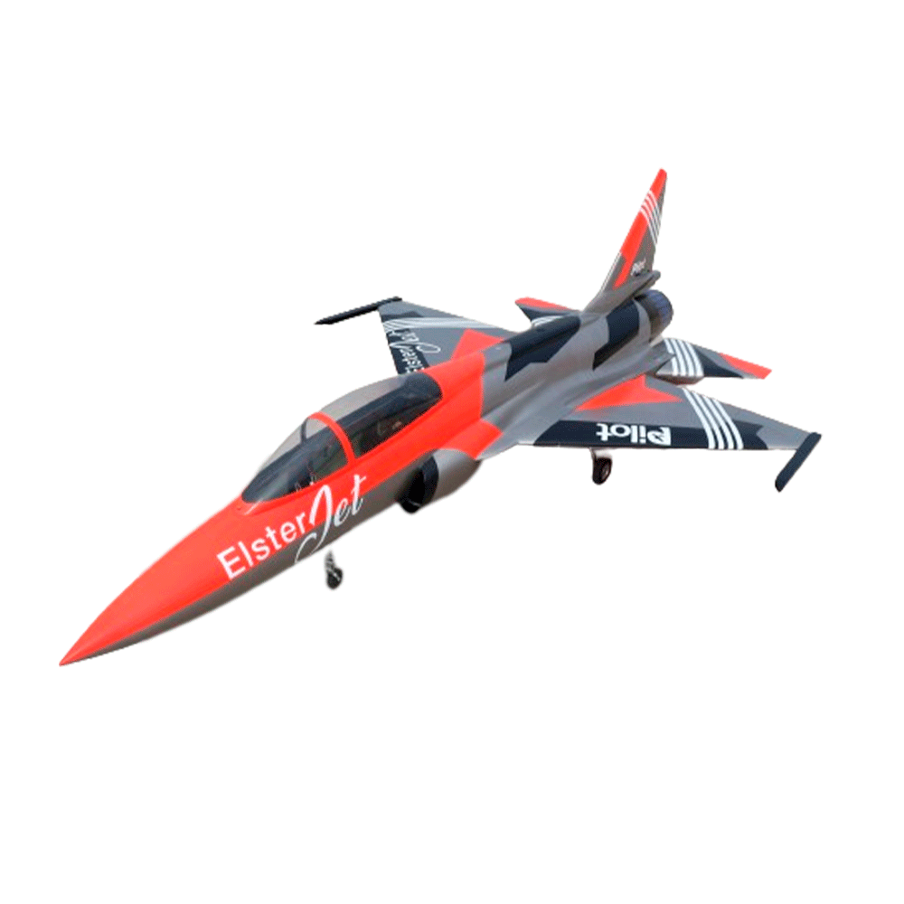 AVIAO PILOT RC ELSTER JET FC1 3D (2.2M) 01 FLUORESCENT RED