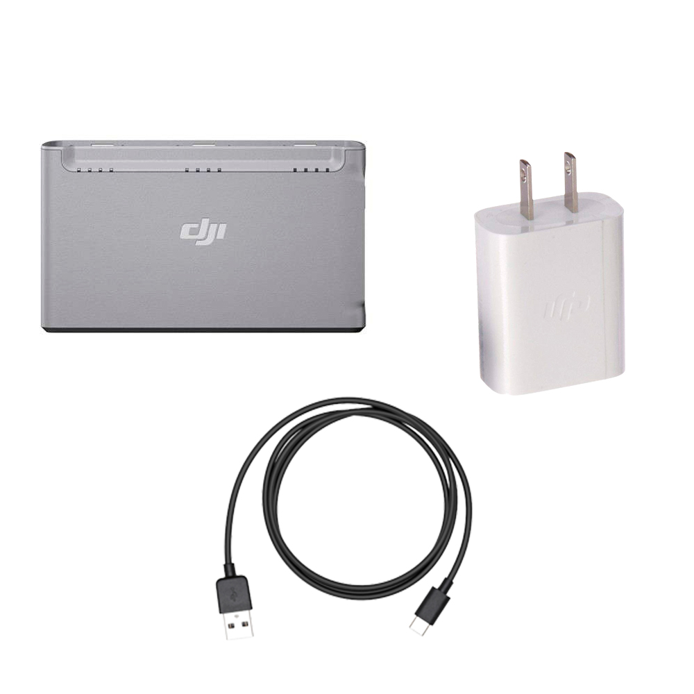 DJI ACC MINI 2 TWO-WAY CHARGING HUB +CABLE USB-C +FONTE 5V (SEM CAIXA)