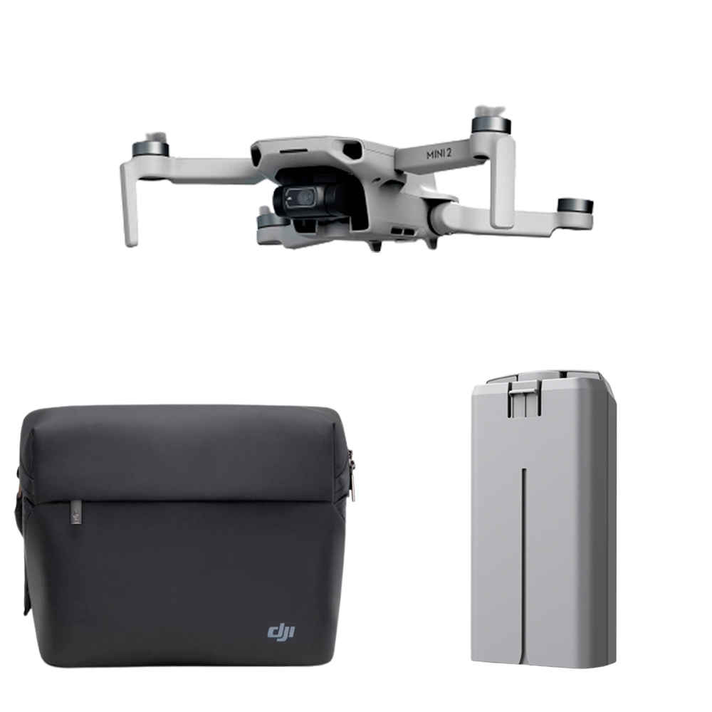 DJI MINI 2 SO APARELHO + 1 BATTTERY + SHOULDER BAG SEM/CONTROL