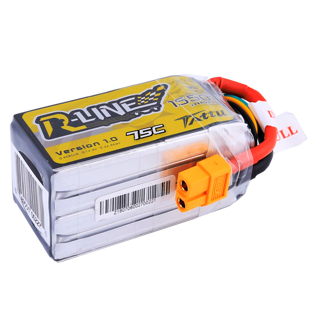 GENS ACE 14.8V 1550MAH 75C XT60 R-LINE