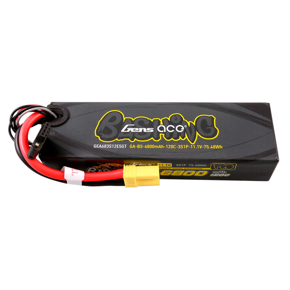 GENS ACE 11.1V 6800MAH 120C BASHING LIPO EC5 PLUG