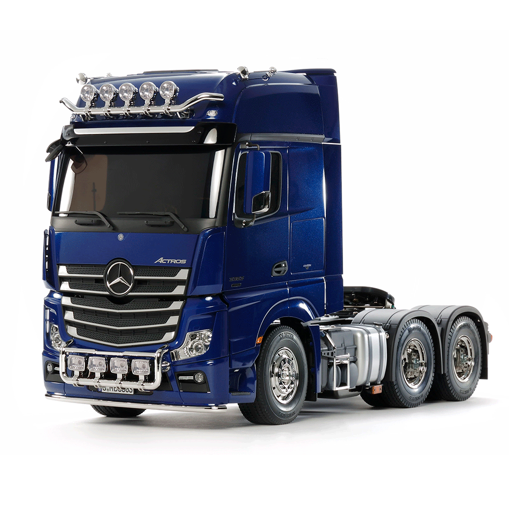 SEMI-TRUCK TAMIYA 1/14 RC MERCEDES-BENZ ACTROS 3363 6X4 BLUE 56354
