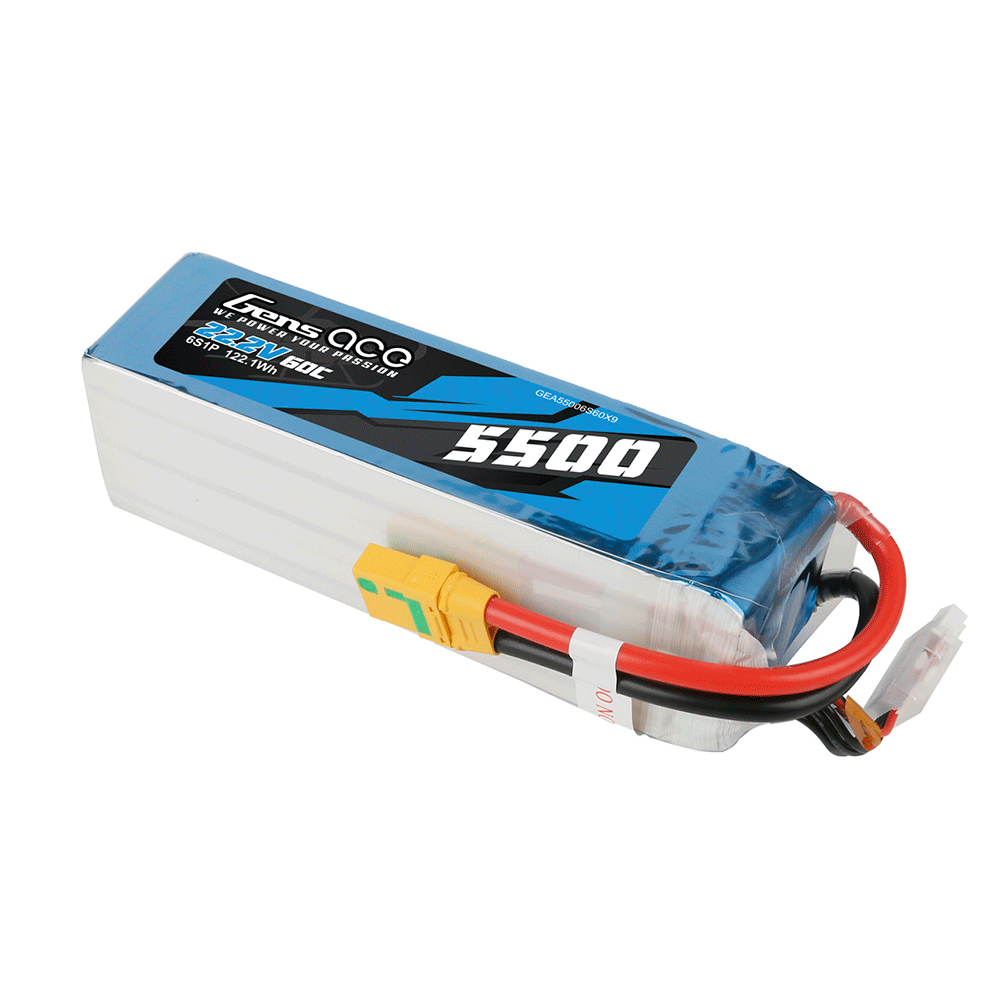GENS ACE 22.2V 5500MAH 60C 6S XT90-S