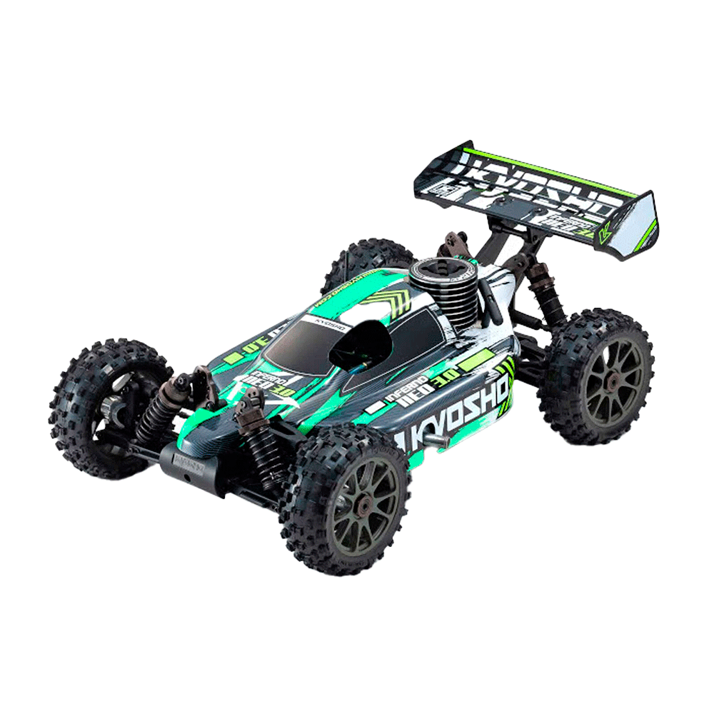 CARRO KYOSHO 1/8 INFERNO NEO 3.0 .21 RTR 4WD BUGGY GREEN 33012T4