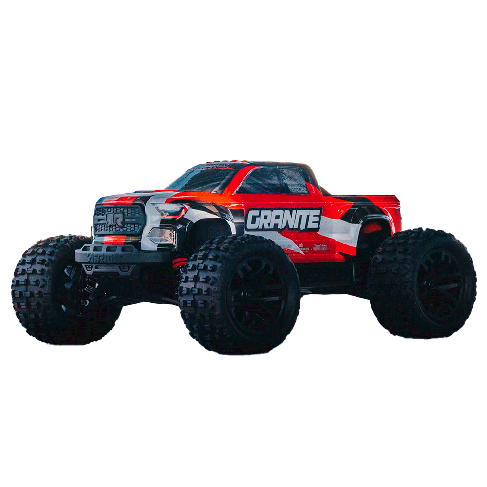 CARRO ARRMA 1/18 GRANITE GROM MEGA 380 4WD RTR RED ARA2102T2