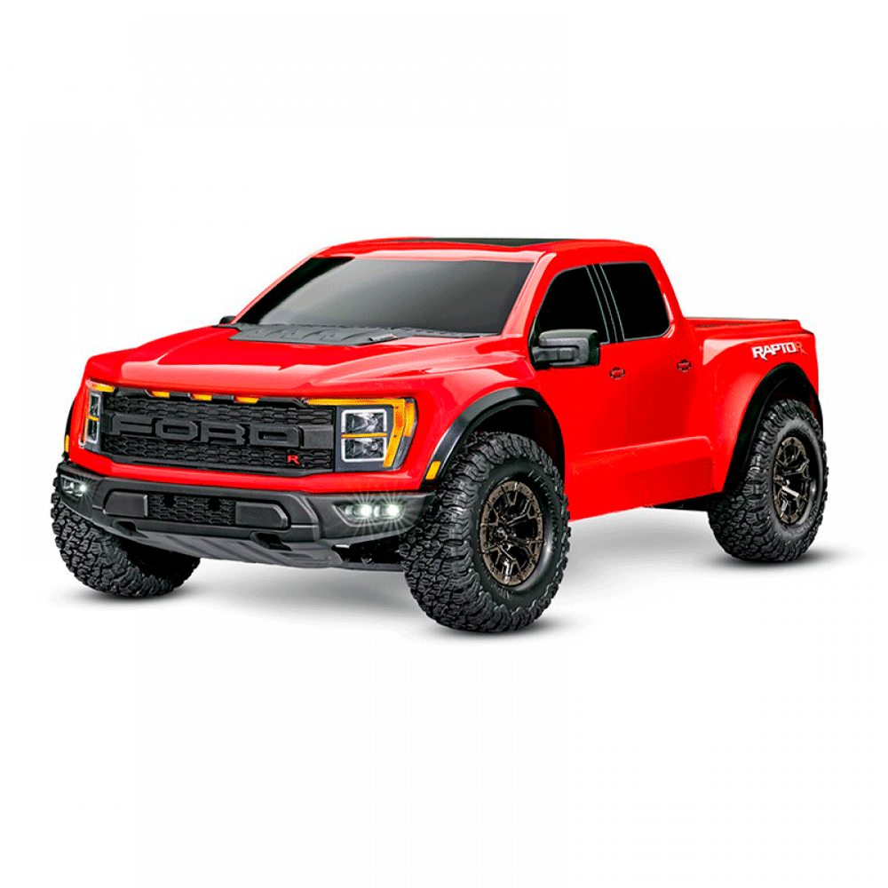 CARRO TRAXXAS 1/10 FORD F-150 RAPTOR R 3S 4WD TQI RED 101076-4