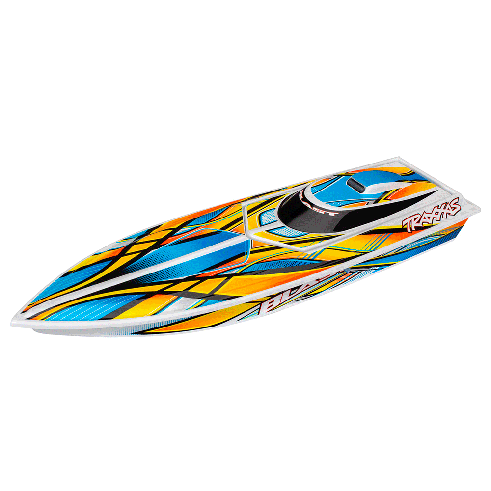 LANCHA TRAXXAS BLAST RACE BOAT RTR ORANGE 38104-8