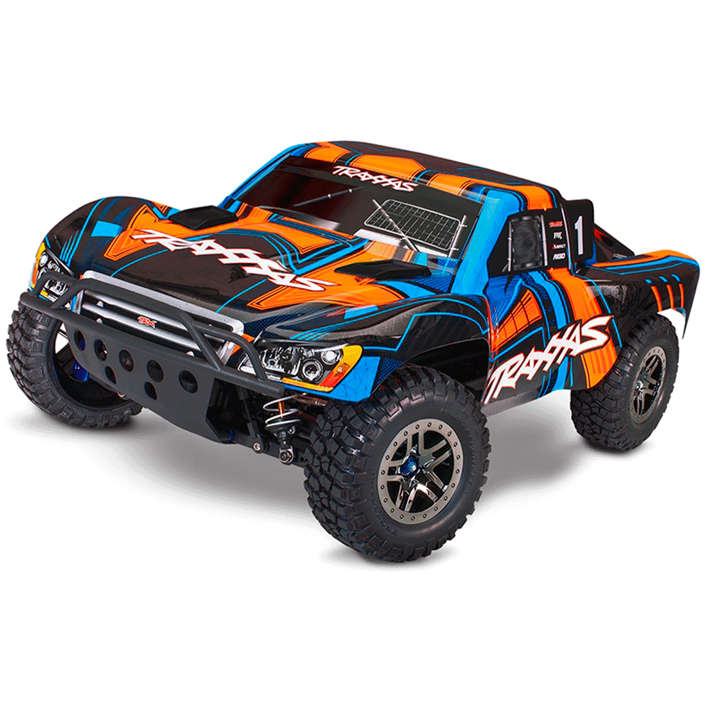 CARRO TRAXXAS 1/10 SLASH 4WD ULTIMATE BLX TSM ORANGE 68277-4