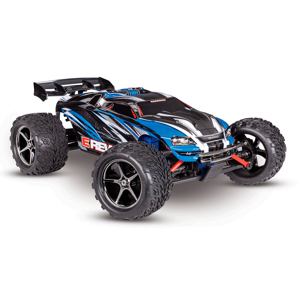 CARRO TRAXXAS 1/16 E-REVO 4WD RTR BRUSHED TQ BLUE 71054-8