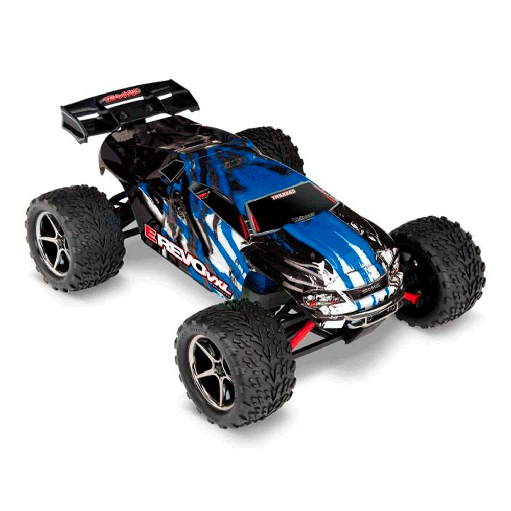 CARRO TRAXXAS 1/16 E-REVO VXL 4WD BLX RTR TSM TQI BLUE 71076-8