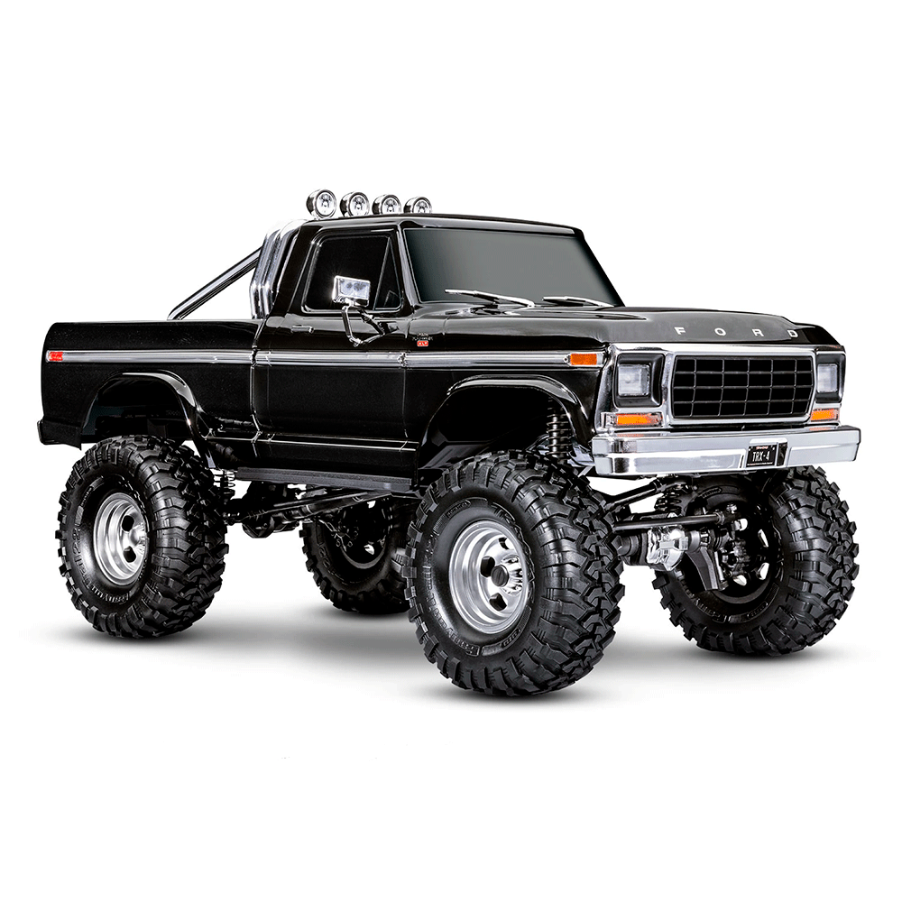 CARRO TRAXXAS 1/10 TRX-4 FORD 79 F-150 RANGER XLT TQI BLACK 92046-4