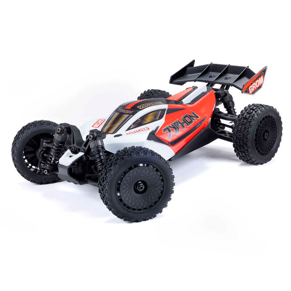 CARRO ARRMA 1/14 TYPHON GROM 4WD BUGGY RTR RED/WHITE ARA2106T2