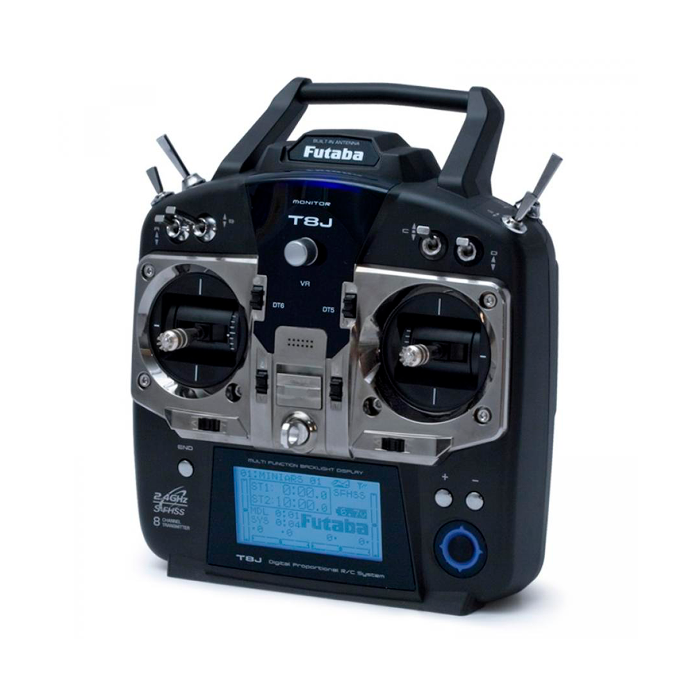 RADIO FUTABA 8CH T8J FOR AIR RX R2008SB S-FHSS FUTK8100 (USADO/OUTLET)