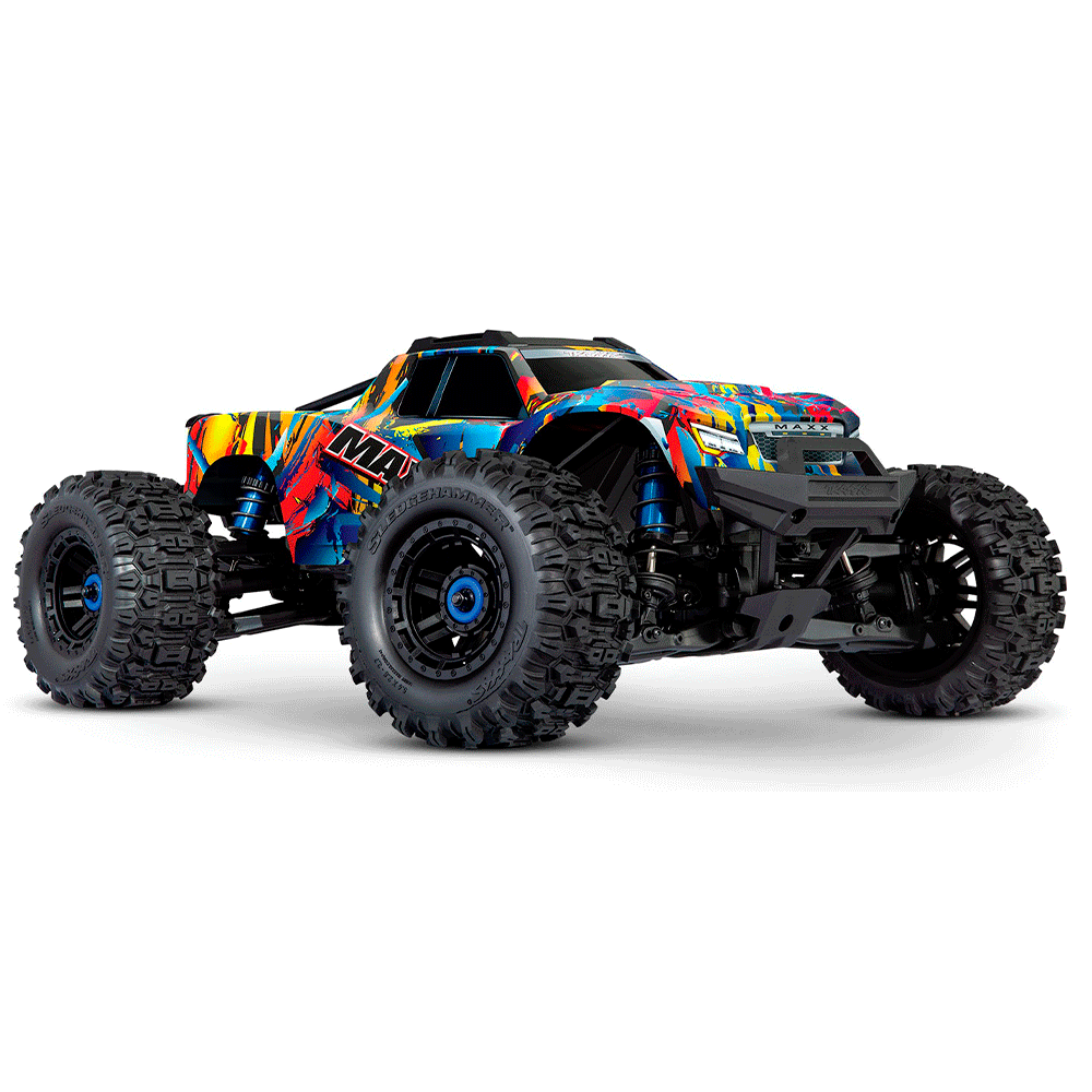 CARRO TRAXXAS 1/10 MAXX MONSTER TRUCK TQI 4S WIDEMAXX RNR 89086-4