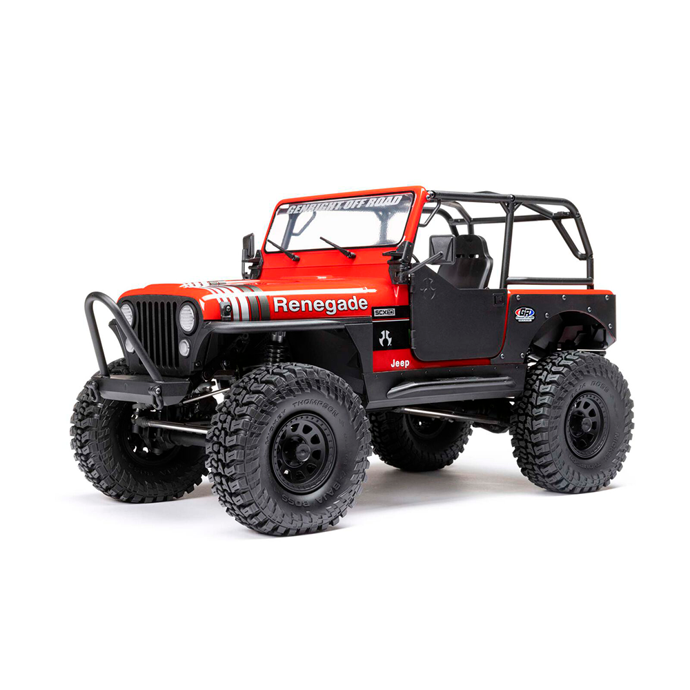 CARRO AXIAL 1/10 SCX10 III JEEP CJ-7 4WD RTR BRUSHED RED AXI03008T1