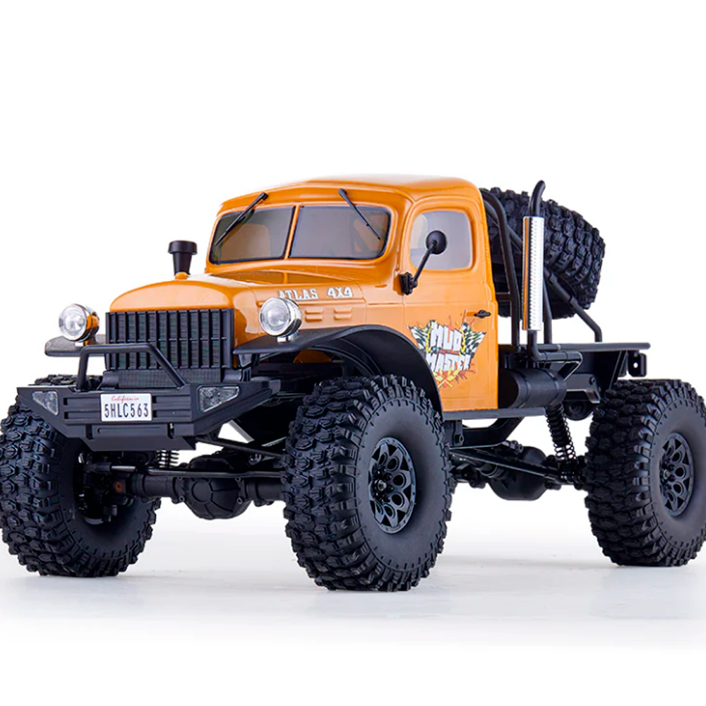 CARRO FMS 1/10 ATLAS ROCHOBBY 4WD RS YELLOW ROC11036RSYL