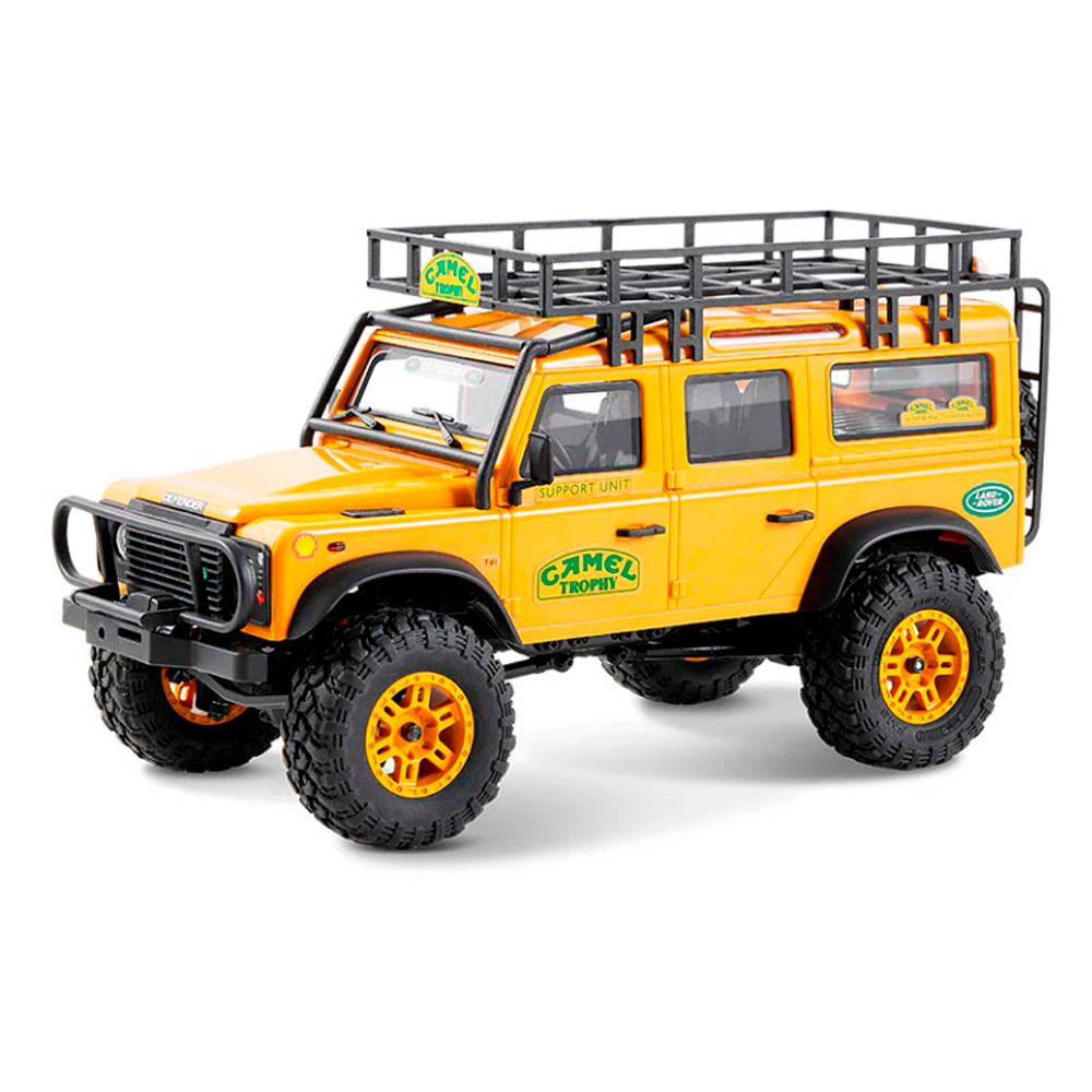 CARRO FMS 1/24 FCX24M LAND ROVER DEFENDER 110 RTR YELLOW FMS12482RTRYL