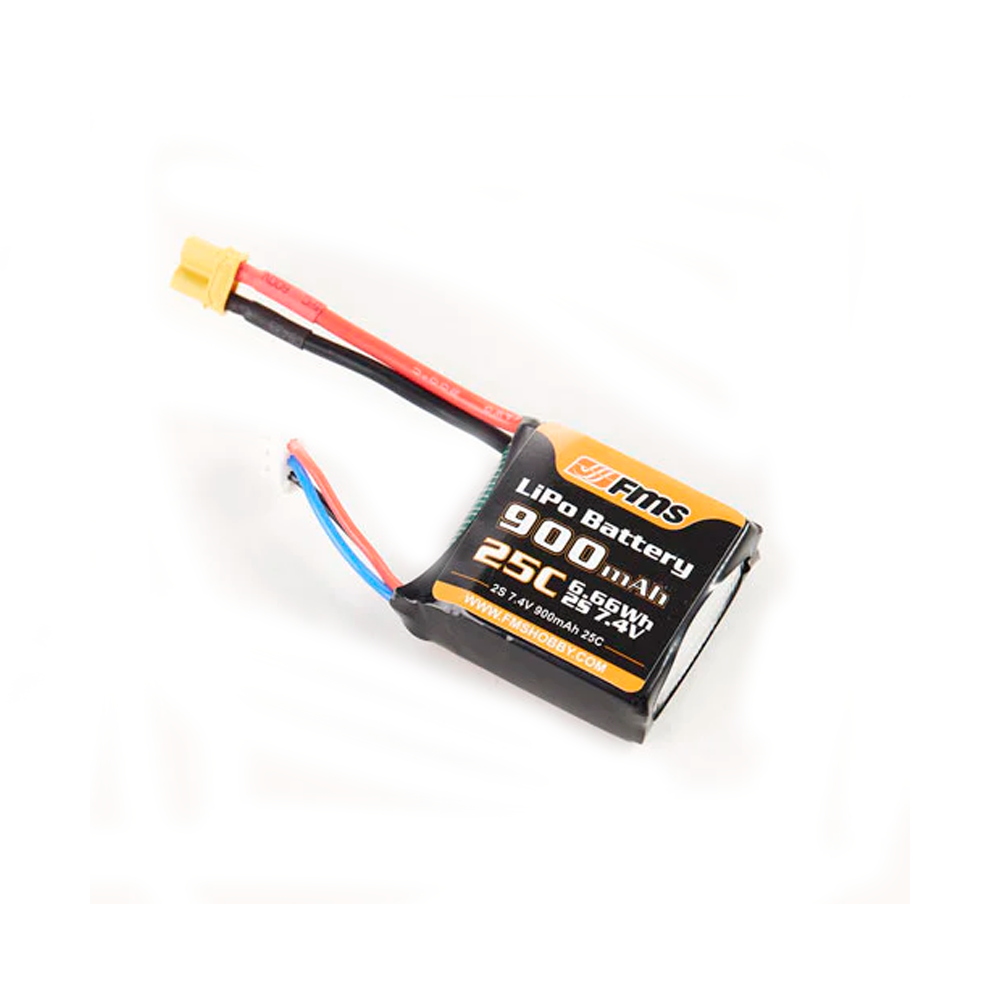 BATERIA FMS 7.4V 900MAH 25C XT30 LIPO (FMT24 COLORADO) C3179