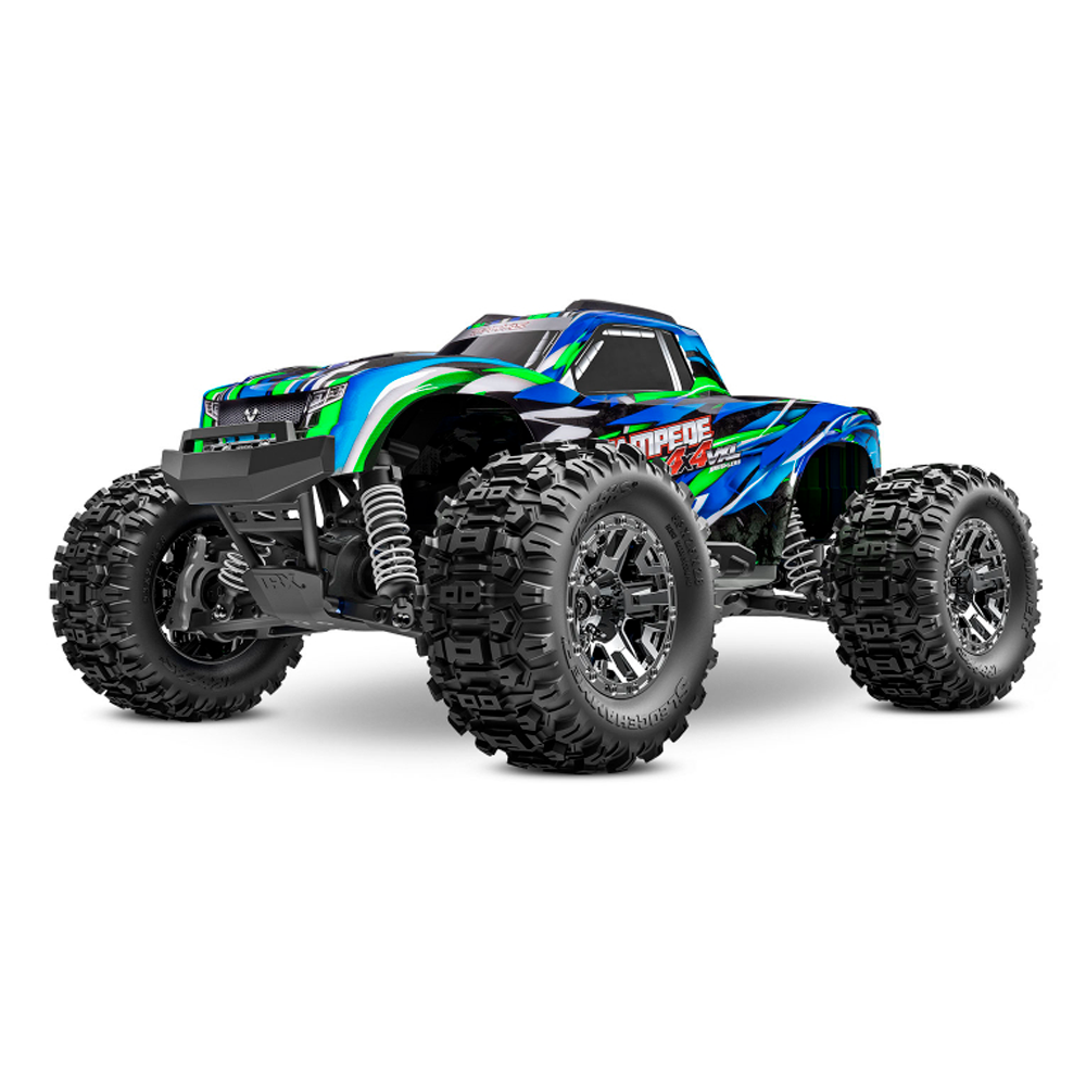 CARRO TRAXXAS 1/10 STAMPEDE VXL 4WD TQI TSM GREEN 90376-4