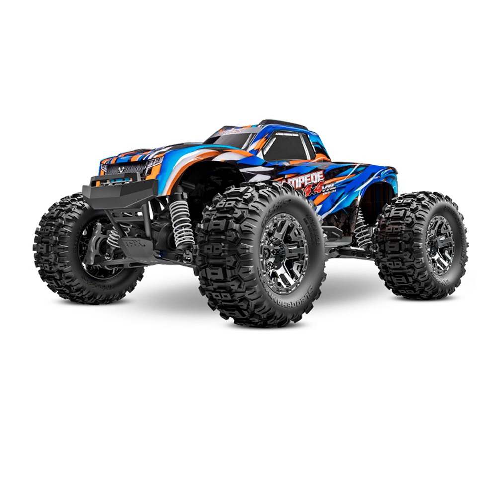 CARRO TRAXXAS 1/10 STAMPEDE VXL 4WD TQI TSM ORANGE 90376-4