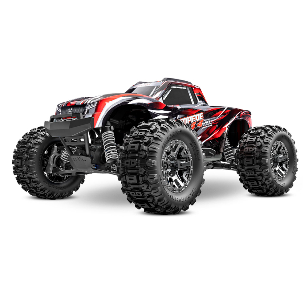 CARRO TRAXXAS 1/10 STAMPEDE VXL 4WD TQI TSM RED 90376-4