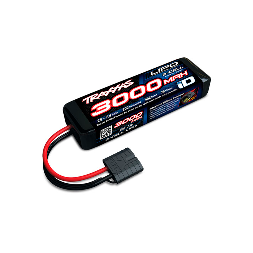BATERIA TRAXXAS 7.4V 3000MAH 20C 2S LIPO 2827X