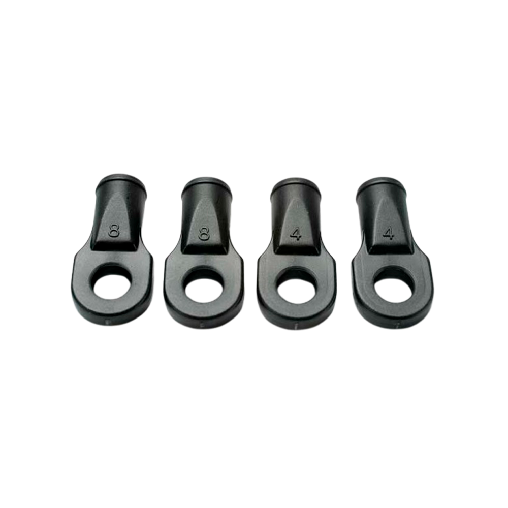 TRAXXAS ACC REVO ROD ENDS W/HOLLOW BALLS LARGE REAR 5348