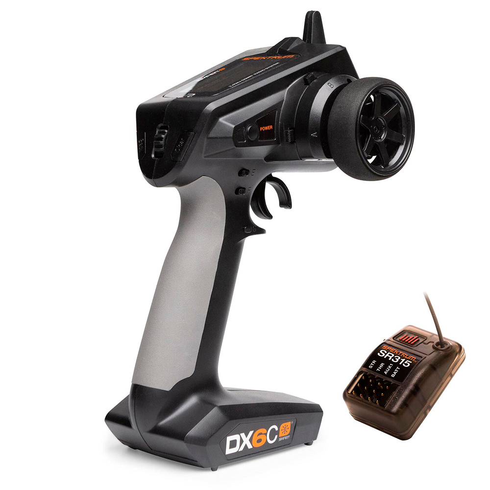 RADIO SPEKTRUM 6CH DX6C DSMR TX W/SR315 SPM6125